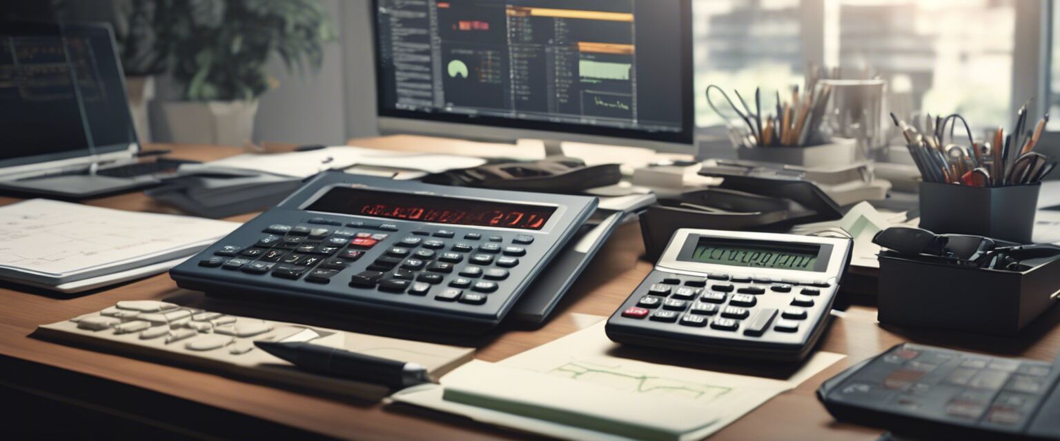 Auditing tools on a desk